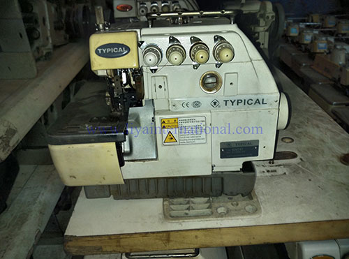 used TYPICAL 747 overlock sewing machine